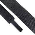 BuyUneed 2:1 Ratio Heat Shrinkable Braided Wiring Sleeving 3/4" ID-46ft