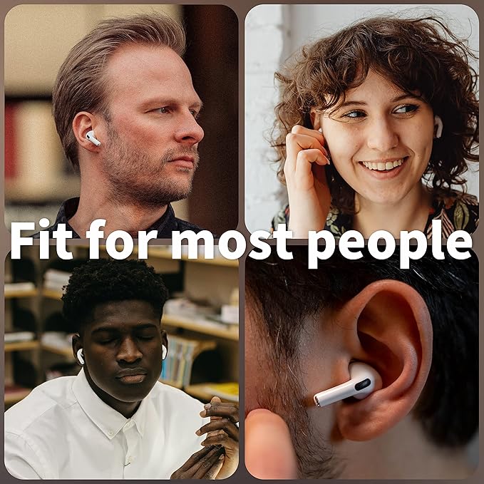 4 Pairs Ear Tips for AirPods Pro 1 & 2 [Relief Pain] [Fit in Case] Noise Cancellation Add Grip Sport Earbuds [US Patent Registered] (Extra Small)