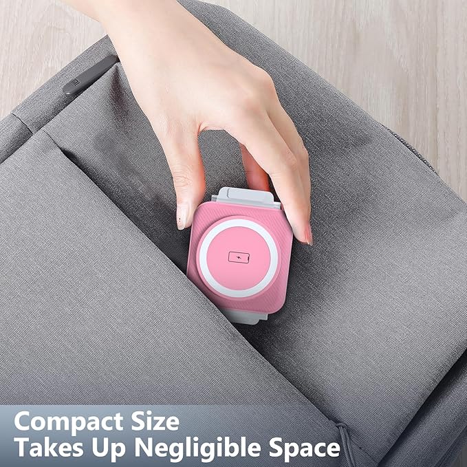 Travel Charger for Samsung Multi Devices, Foldable 3 in 1 Wireless Charging Station Fast Charging Stand/Pad Compatible for Samsung Galaxy S25/S24/S23/S22/S21/Note20 Galaxy Watch8/7/6/5/4/Galaxy Buds4