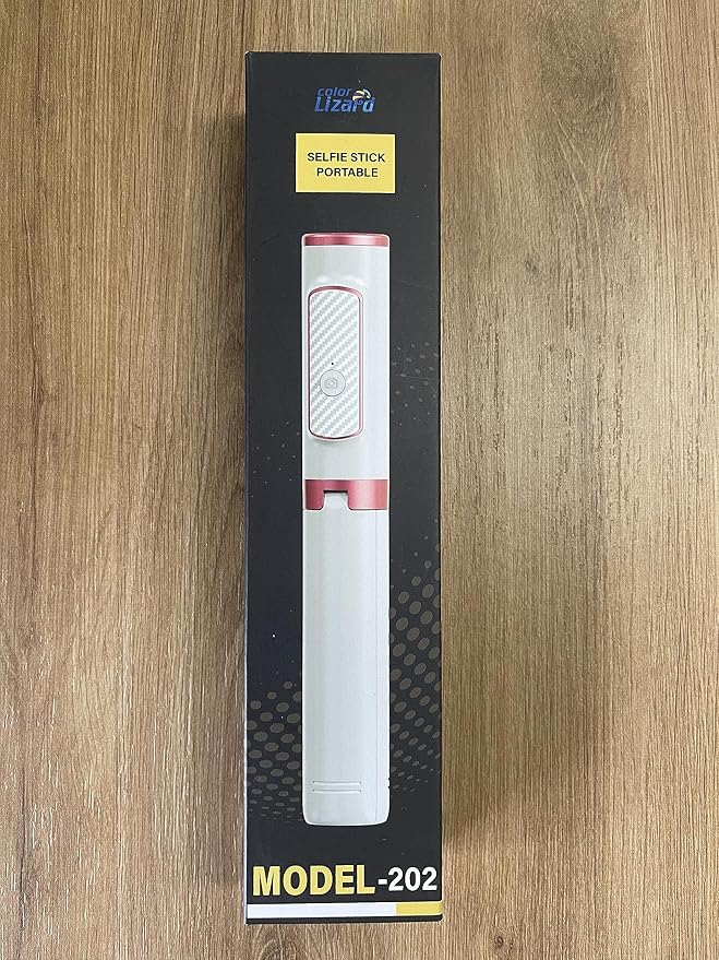 Selfie Stick, Foldable Cellphone Tripod with Remote, Travel Tripod for iPhone Series Android, Video Recording - Pink