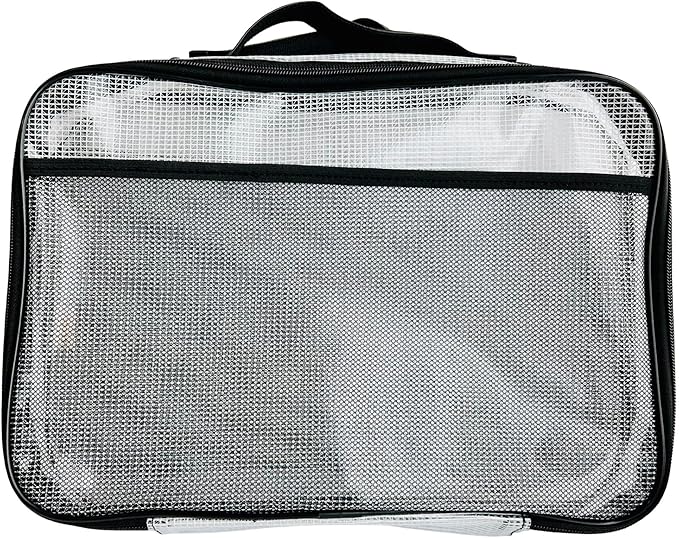 4PC Large Mesh Storage Bag for Board Games, Puzzles, Toys, Supplies, Zippered Bags for Organization Compatible with Legos and Doll Storage (4pc Mesh Bags)