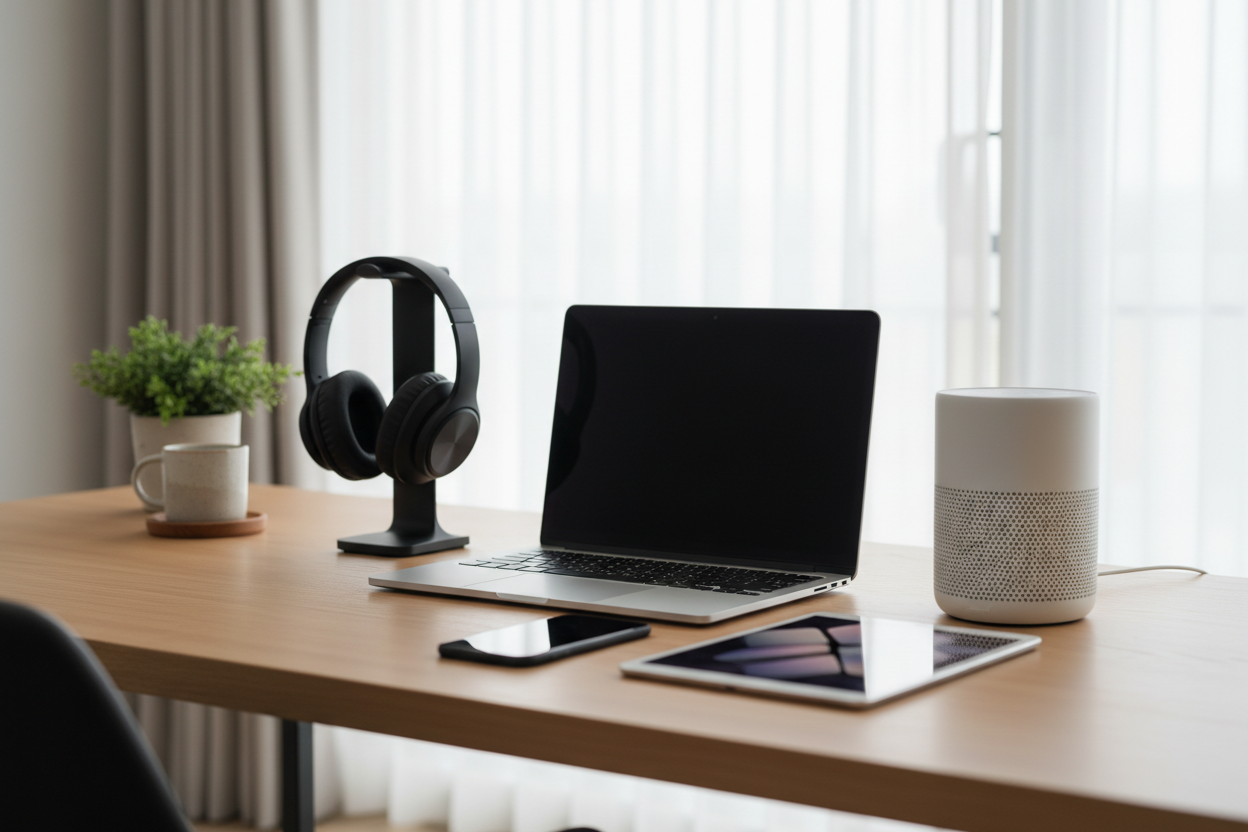 At Smart Choice, we believe technology should work seamlessly in the background—enhancing how you live, work, and connect without unnecessary complexity. That’s why our electronics are chosen with care, tested for quality, and built to meet the expectations of modern homes and workplaces.  (make it Electronics and make it real photo)